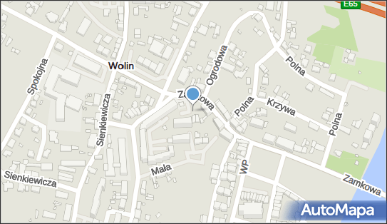 Paczkomat InPost WXN02M, Zamkowa 6, Wolin 72-510