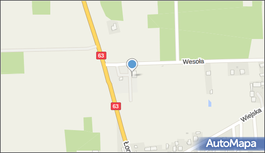 Paczkomat InPost WYG01M, Wesoła 2, Wygoda 18-400