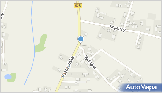 Paczkomat InPost WYR02N, Spokojna 2, Wyry 43-175