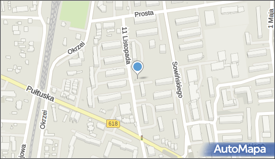 Paczkomat InPost WYS02BAPP, Sowińskiego 38, Wyszków 07-202