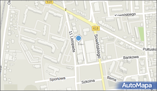 Paczkomat InPost WYS02HP, Sowińskiego 62, Wyszków 07-200