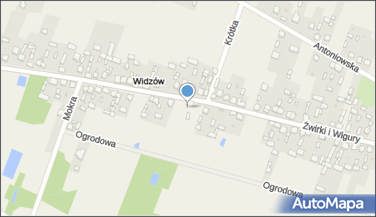 Paczkomat InPost WZW01G, Żwirki i Wigury 77, Widzów 42-282