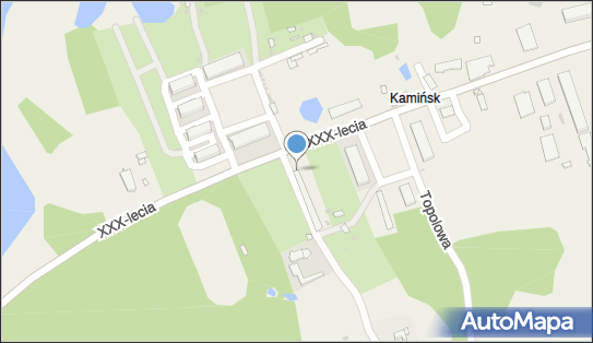 Paczkomat InPost XAN01M, XXX-Lecia PRL 5, Kamińsk 11-220