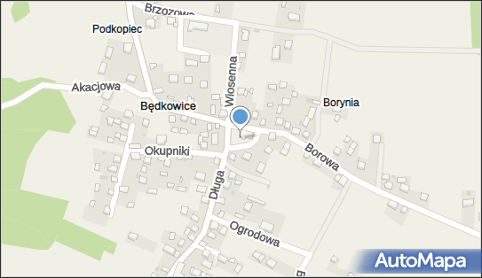 Paczkomat InPost XBD01G, Rynek 9, Będkowice 32-089