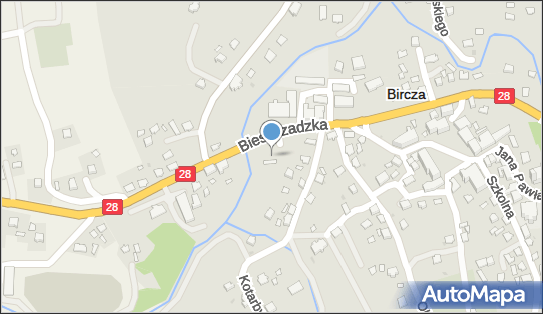 Paczkomat InPost XBI01M, Bieszczadzka 27, Bircza 37-740