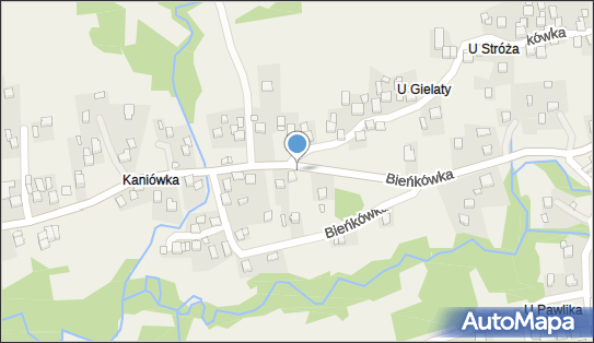 Paczkomat InPost XBV01M, Bieńkówka 559, Bieńkówka 34-212