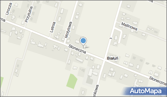 Paczkomat InPost XIU01BAPP, Słoneczna 49, Białuń 72-100