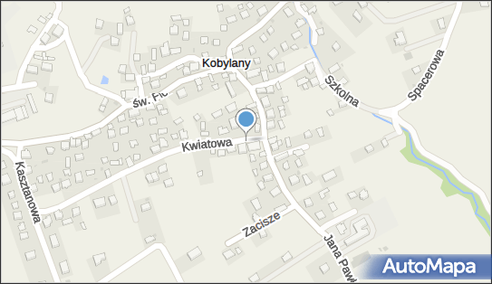 Paczkomat InPost XOB01M, Kwiatowa 1, Kobylany 32-082