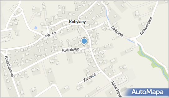 Paczkomat InPost XOB01M, Kwiatowa 1, Kobylany 32-082