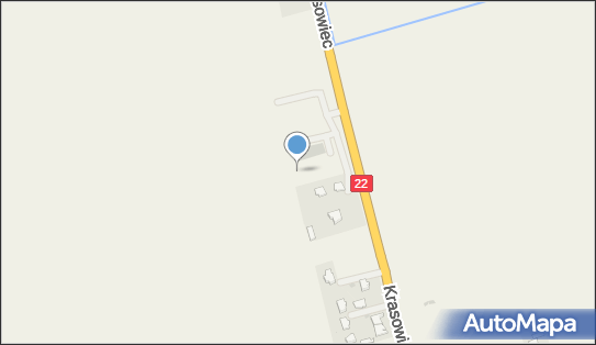 Paczkomat InPost XOC01M, Krasowiec 12M, Krasowiec 66-425