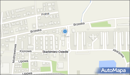 Paczkomat InPost XOD01M, Parkowa 6a, Skarbimierz-Osiedle 49-318