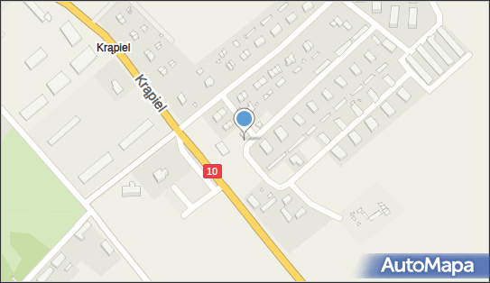 Paczkomat InPost XPL01M, Krąpiel 12A, Krąpiel 73-131