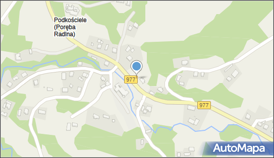 Paczkomat InPost XRX01G, Poręba Radlna 8C, Poręba Radlna 33-112