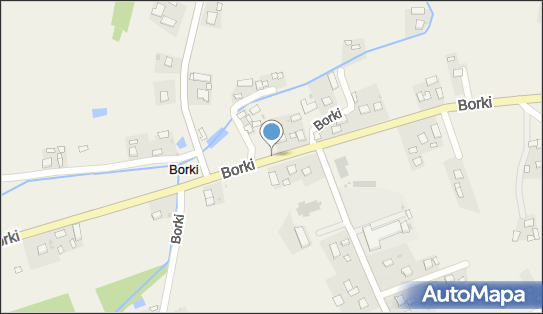 Paczkomat InPost XXI01M, Borki 17, Borki 33-203