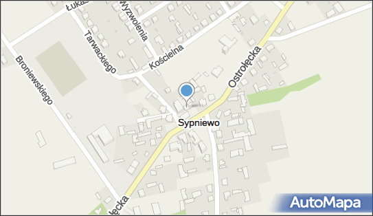 Paczkomat InPost XYP01M, Ostrołęcka 30, Sypniewo 06-216