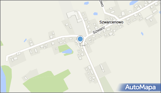 Paczkomat InPost XZA01M, Szwarcenowo 23, Szwarcenowo 13-340