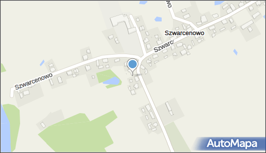 Paczkomat InPost XZA01M, Szwarcenowo 23, Szwarcenowo 13-340