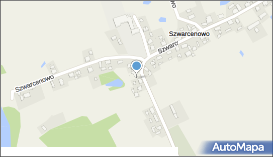 Paczkomat InPost XZA01M, Szwarcenowo 23, Szwarcenowo 13-340