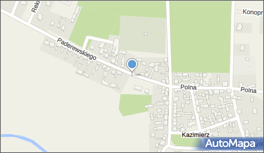Paczkomat InPost XZM01M, Ignacego Paderewskiego 4, Kazimierz 95-083