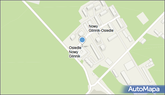 Paczkomat InPost YNG01M, Osiedle Nowy Glinnik 17, Nowy Glinnik 97-217