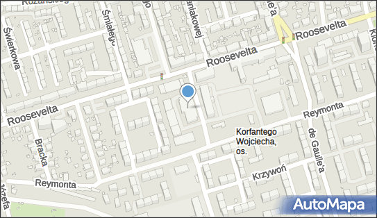 Paczkomat InPost ZAB06M, Roosevelta 46, Zabrze 41-800