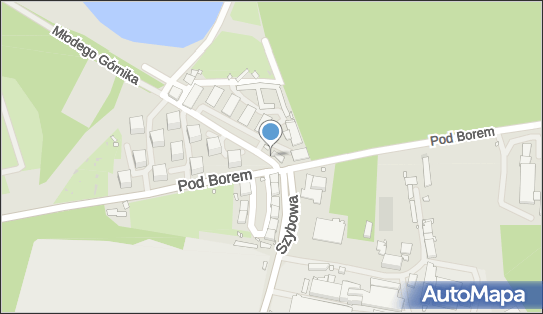 Paczkomat InPost ZAB12N, Młodego Górnika 2E, Zabrze 41-808