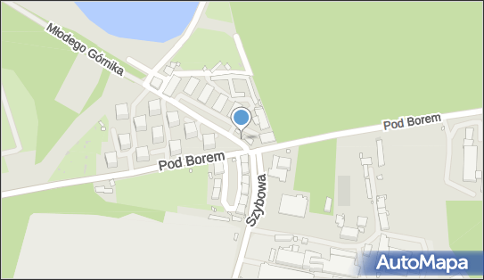 Paczkomat InPost ZAB12N, Młodego Górnika 2E, Zabrze 41-808