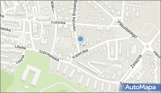 Paczkomat InPost ZAG01M, Brodatego 21, Żagań 68-100