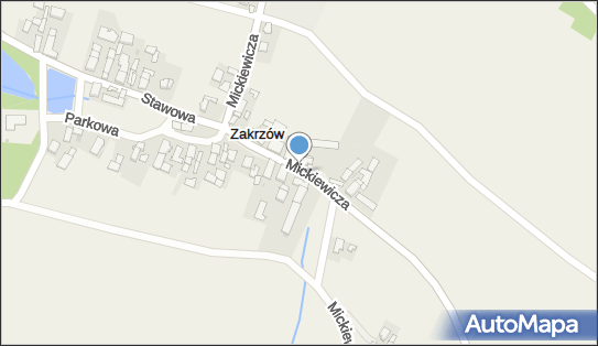 Paczkomat InPost ZAKR01M, Mickiewicza 12, Zakrzów 47-330