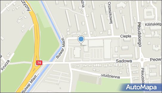 Paczkomat InPost ZAM05M, Sadowa 10, Zamość 22-400
