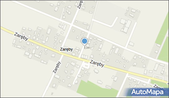 Paczkomat InPost ZARB01BAPP, Zaręby 55, Zaręby 06-333