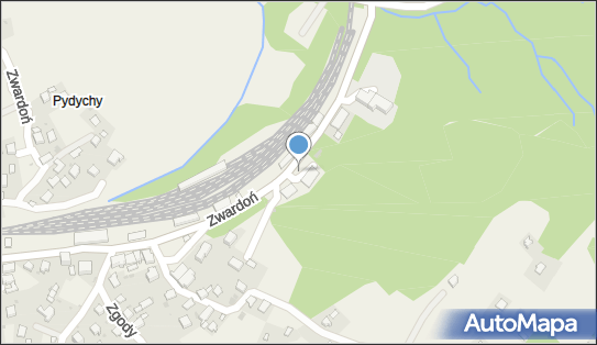 Paczkomat InPost ZARD01BAPP, Zwardoń 4B, Zwardoń 34-373