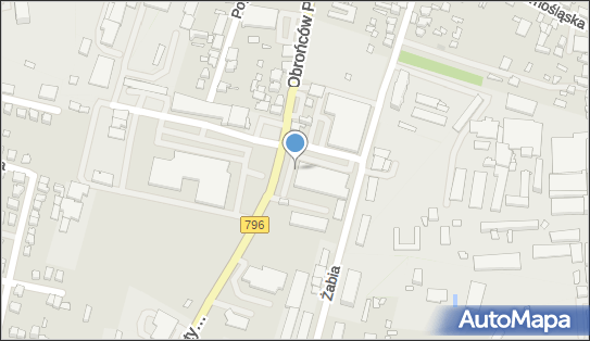 Paczkomat InPost ZAW02M, Obrońców Poczty Gdańskiej 39, Zawiercie 42-400