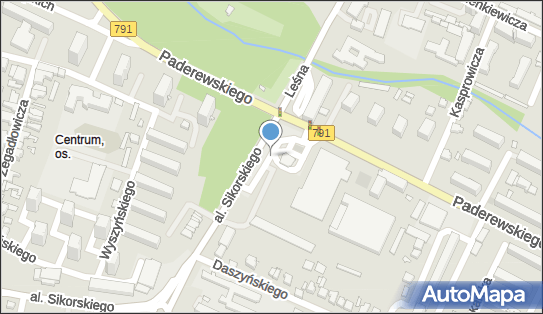 Paczkomat InPost ZAW16M, Paderewskiego 8, Zawiercie 42-400