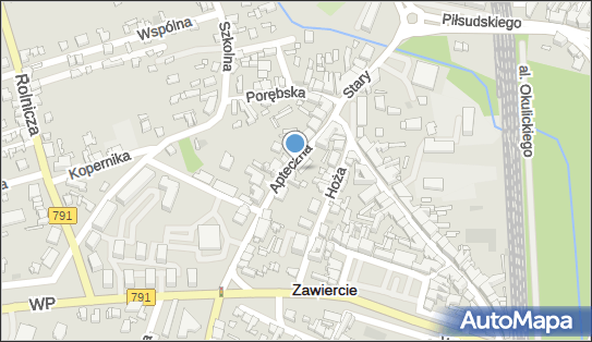 Paczkomat InPost ZAW22M, Apteczna 7, Zawiercie 42-400