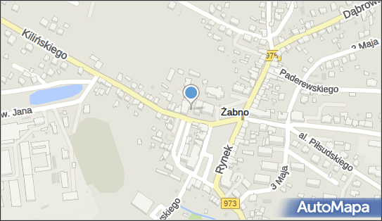 Paczkomat InPost ZBN01G, Kilińskiego 2, Żabno 33-240