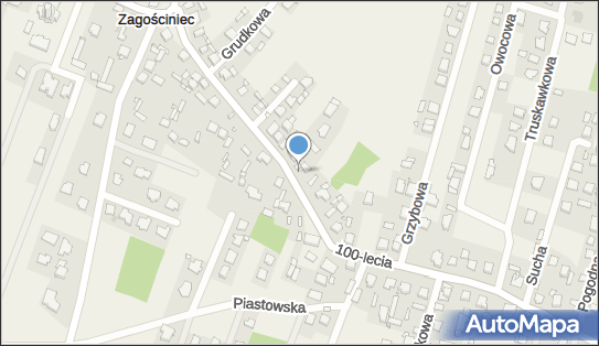 Paczkomat InPost ZCC01BAPP, 100-lecia 36, Zagościniec 05-200
