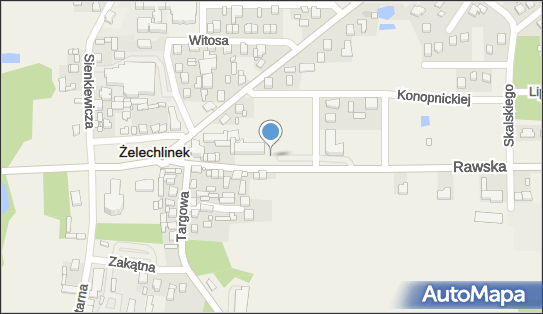 Paczkomat InPost ZCH01M, Rawska 4, Żelechlinek 97-226