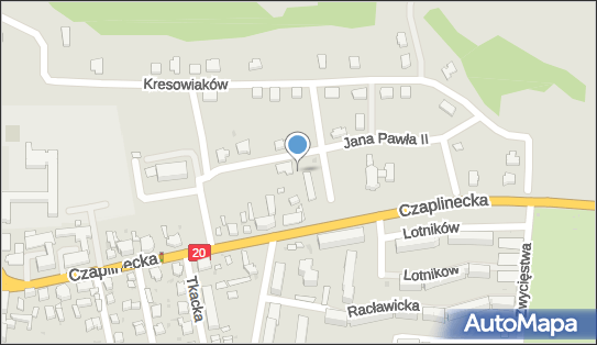 Paczkomat InPost ZCN07M, Jana Pawła II 10, Złocieniec 78-520