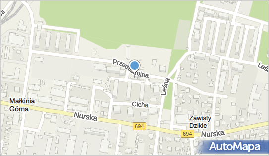 Paczkomat InPost ZDK01A, Przedszkolna 6, Zawisty Dzikie 07-320