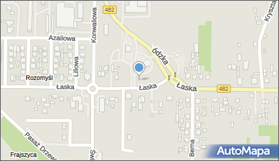 Paczkomat InPost ZDW09M, Łaska 143/145, Zduńska Wola 98-220