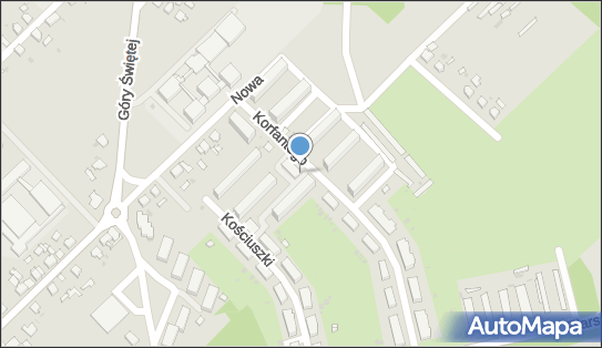 Paczkomat InPost ZDZ04M, Korfantego 15, Zdzieszowice 47-330