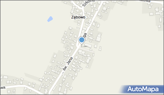 Paczkomat InPost ZEO01M, Plac św. Jana 30, Zębowo 64-310