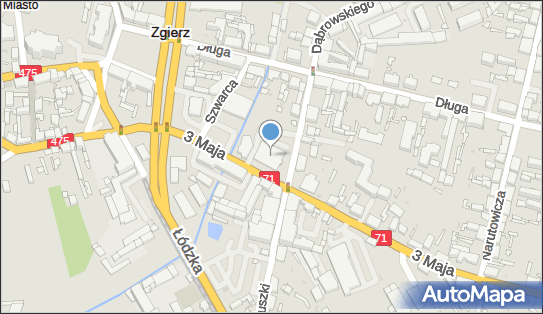 Paczkomat InPost ZGI01G, ks. Jerzego Popiełuszki 6, Zgierz 95-100