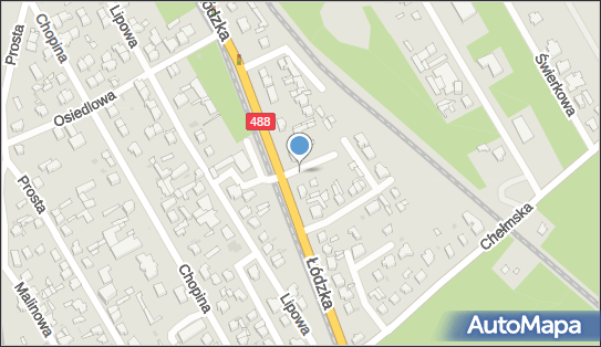 Paczkomat InPost ZGI12N, Łódzka 117, Zgierz 95-100