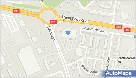 Paczkomat InPost ZGO04N, Stefana Batorego 81, Zielona Góra 65-735