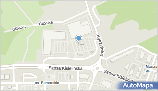 Paczkomat InPost ZGO05N, Szosa Kisielińska 22, Zielona Góra 65-247