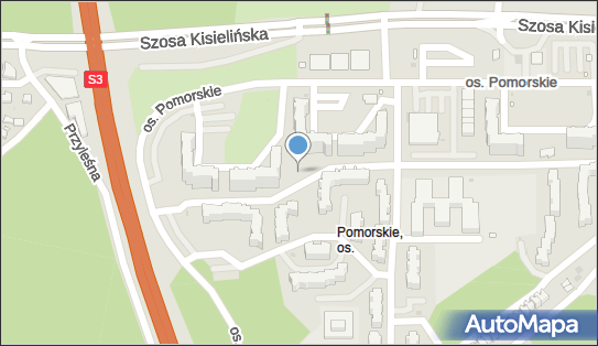 Paczkomat InPost ZGO08BAPP, osiedle Pomorskie 2A, Zielona Góra 65-547