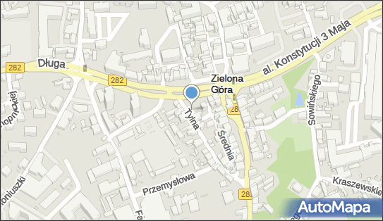Paczkomat InPost ZGO29M, Tylna 6, Zielona Góra 65-413