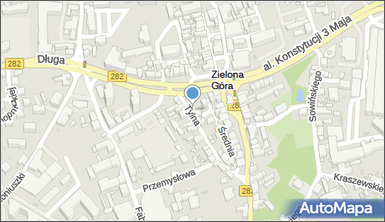 Paczkomat InPost ZGO29M, Tylna 6, Zielona Góra 65-413
